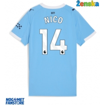 Manchester City Nico Gonzalez #14 Domaci Dres za Ženska 2025-26 Kratak Rukav